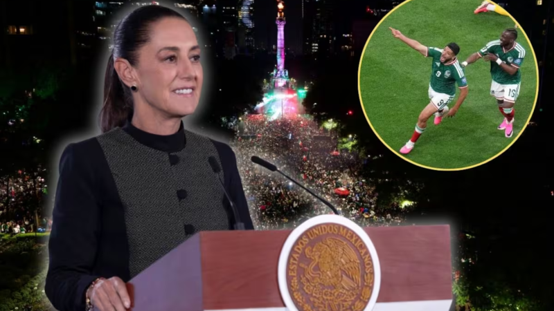 Claudia Sheinbaum acude al Fan Fest de Nezahualcóyotl para ver México vs Inglaterra y pide celebrar con responsabilidad