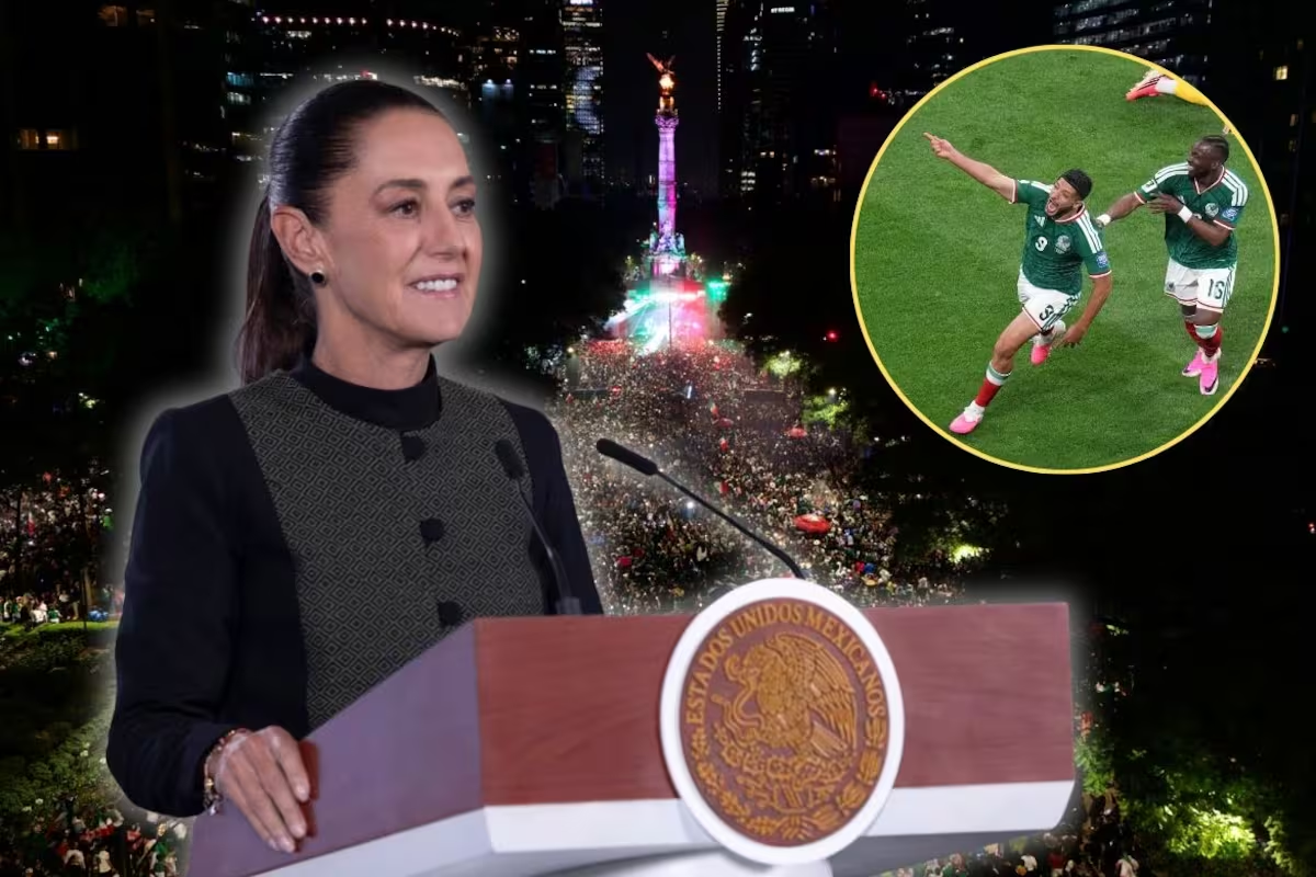 Claudia Sheinbaum acude al Fan Fest de Nezahualcóyotl para ver México vs Inglaterra y pide celebrar con responsabilidad