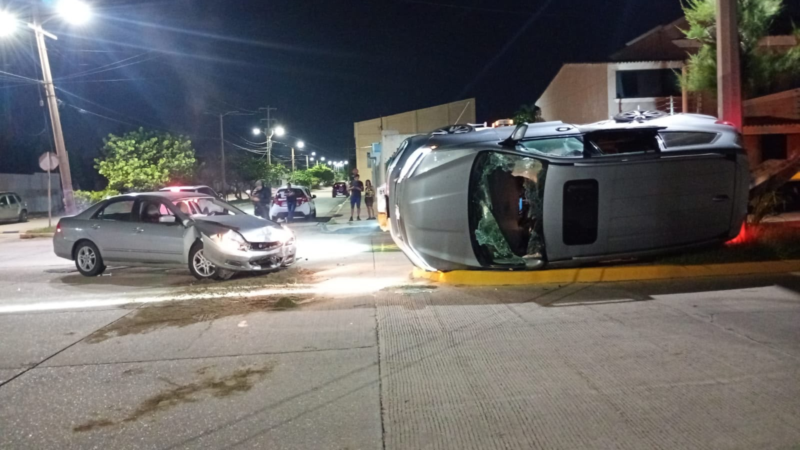 Dos volcaduras dejan ocho lesionados
